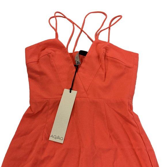 AQ/AQ Orange Mini Dress - Picture 2 of 10